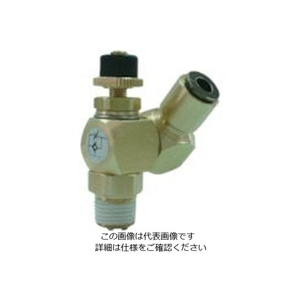 千代田通商 チヨダ フジスピードコントローラβ(金属)メーターイン 12mm・R1/2 B12-04SC-I 1個 808-2472（直送品）