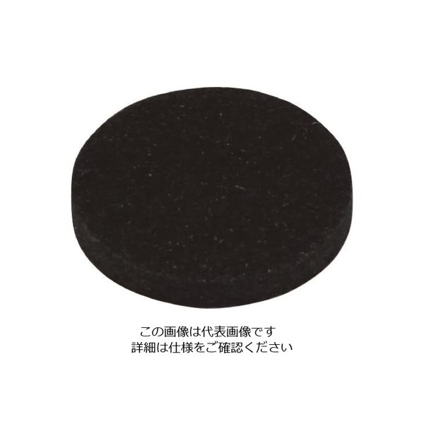 光 硬質フェルトバラ ブラック 28mm丸 B-PQ28-1 1セット(400個) 216-2200（直送品）