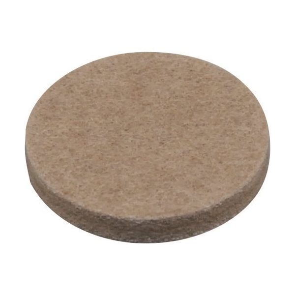 光 硬質フェルトバラ ブラウン 32mm丸 B-PQ32-2 1セット(100個) 215-9038（直送品）