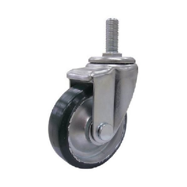 ねじ込み式 自在 キャスター ウレタン 車輪径100mm Jタイプ SJT型 ネジ寸法M16×40ピッチ2 SJT-100UW-M16-40（直送品）