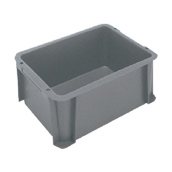 三菱ケミカル ヒシ S型コンテナ W267×D165×H95 グレー S-3 GY 1個 106-0470（直送品）