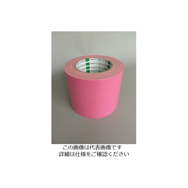 オカモト 布テープ NO111カラー ピンク 100ミリ 111P100 1セット(18巻) 828-3020（直送品）