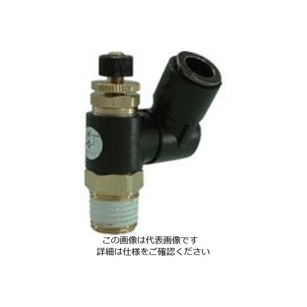 千代田通商 チヨダ フジスピードコントローラβ(樹脂)メーターイン 10mm・R1/2 B10R-04SC-I 1個 808-2468（直送品）