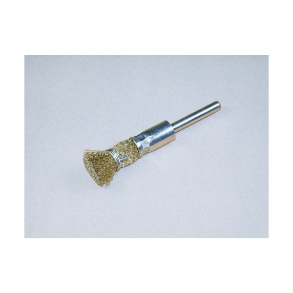 柳瀬 ヤナセ 軸付エンドブラシ 真鍮 20x30x6x25 BME-20 1セット(10個) 812-3935（直送品）