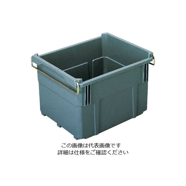 三菱ケミカル ヒシ K型コンテナ(取手付) グレー K-59 GY 1個 106