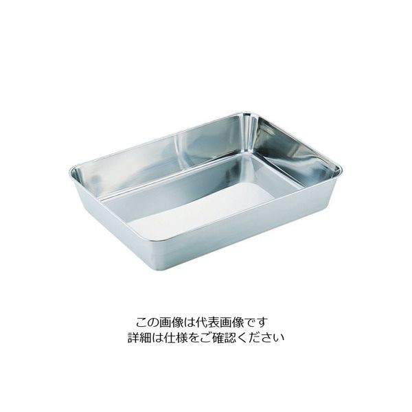 スギコ産業 スギコ ステンレス深型角バット 12枚取 322×251×53 3.3L QB-7 1個 502-1987（直送品）