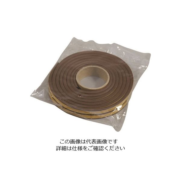 光 戸当りクッションテープ P型茶 B-KPT59-200 1セット(10巻:1巻×10パック) 216-3740（直送品）