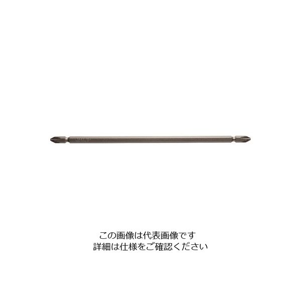 ベッセル 産業用ビット (ダイハード鋼)(両頭ビット) A14 +2×200mm A142200DX 1セット(10本) 226-1598（直送品）