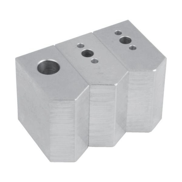 アーム産業 ARM 北川エアチャック用アルミ生爪ALKPC80H38 ALKPC80H38 1セット(3個) 837-7372（直送品）