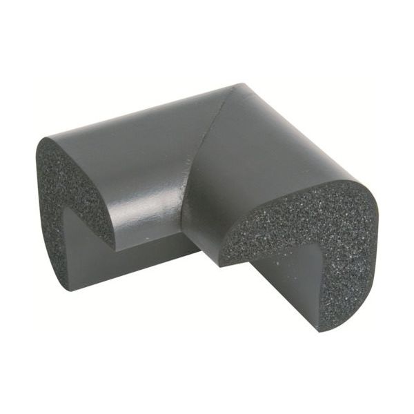 カーボーイ CARーBOY 安心クッション コーナー用 大 油面接着仕様 ブラック AC-24YS 1個 854-7801（直送品）