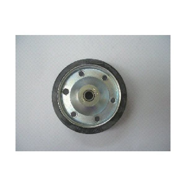 ユーエイ 125径ゴム車輪 W125 1個 809-2751（直送品）