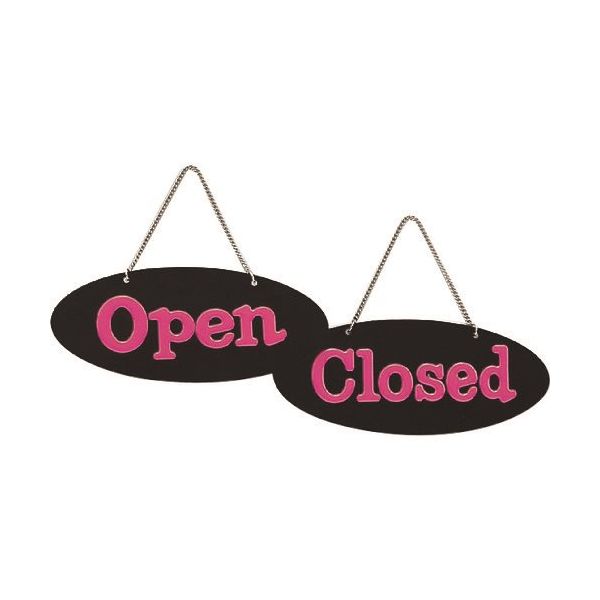光 サインプレート OpenーClosed シャインピンク UA3021-2 1個 224-1449（直送品）