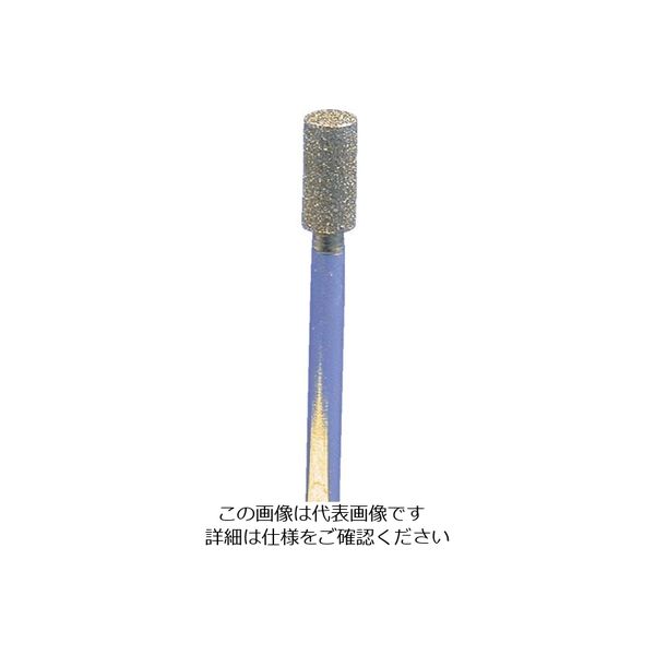 柳瀬 ヤナセ 電着ダイヤモンドバー・円筒型 CBN 6x10x3 CB-60AH 1本 812-4188（直送品）