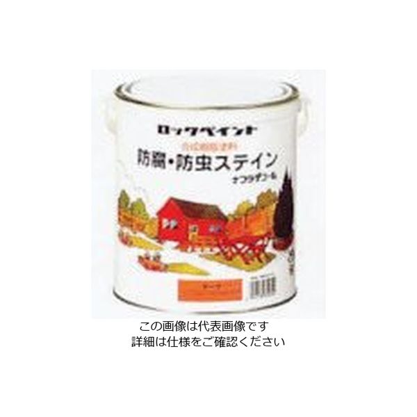 ロックペイント ロック 防腐・防虫ステイン チェスナット 16L H85-0005-03 1セット(6缶) 851-2558（直送品）