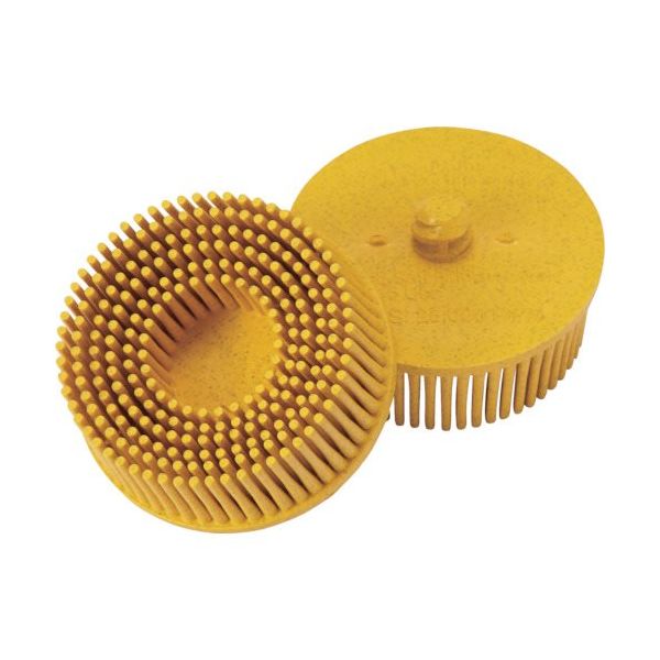 スリーエム ジャパン 3M ロロック ブリッスルディスク 50mm #80 黄 ROLOC BR 80 2IN 1セット(40個)（直送品）