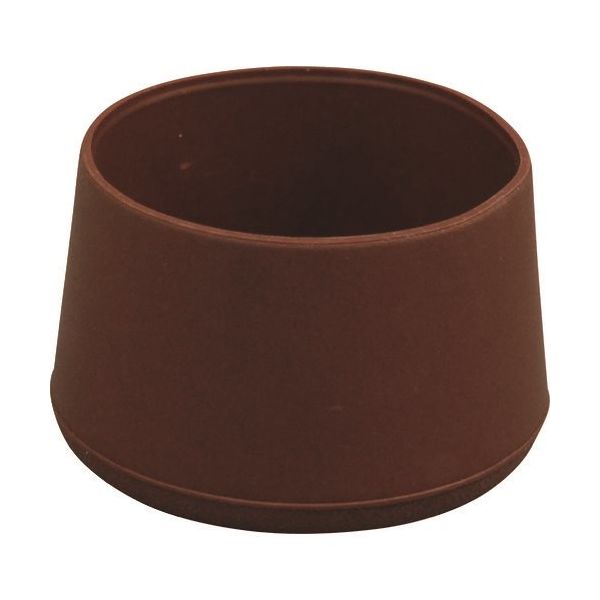 光 イス脚キャップバラ 茶丸 48mm B-BE-0-483 1セット(50個) 216-3737（直送品）