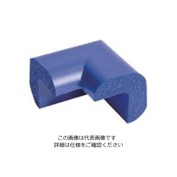 カーボーイ 安心クッション コーナー用 大 ブルー AC19 1本 854-7790（直送品）