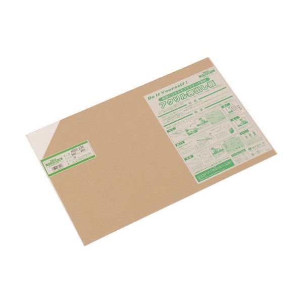 光 アクリル押出し板白 300×450×2mm A068-234 1セット(5枚) 224-2853（直送品）