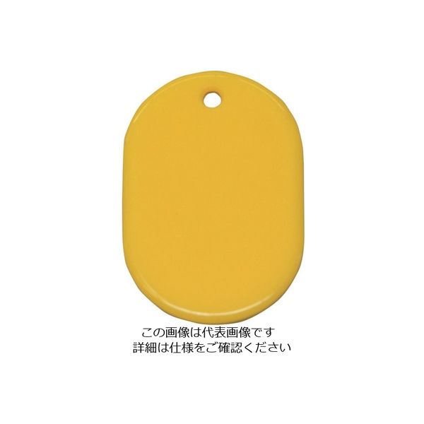 光 小判札 アクリル レモンイエロー KF31-3 1セット(50枚) 215-9083（直送品）