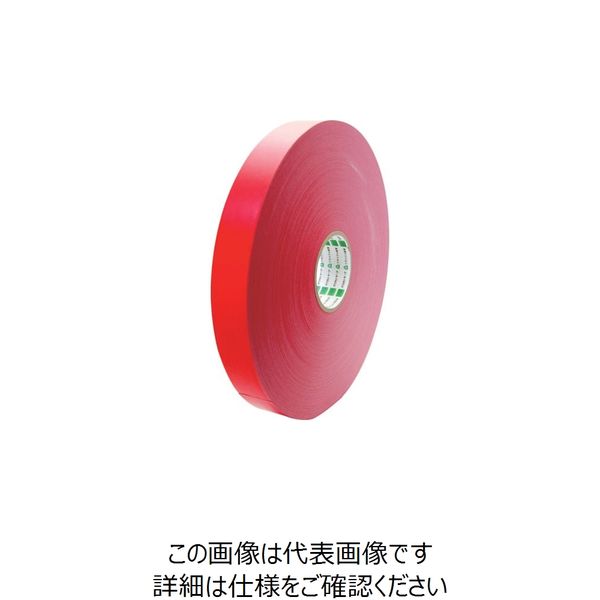 オカモト クラフトテープ NO228 ピュアカラー長尺 赤 38ミリ×500M