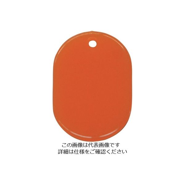 光 小判札 アクリル フレッシュオレンジ KF31-2 1セット(50枚) 215-9071（直送品）