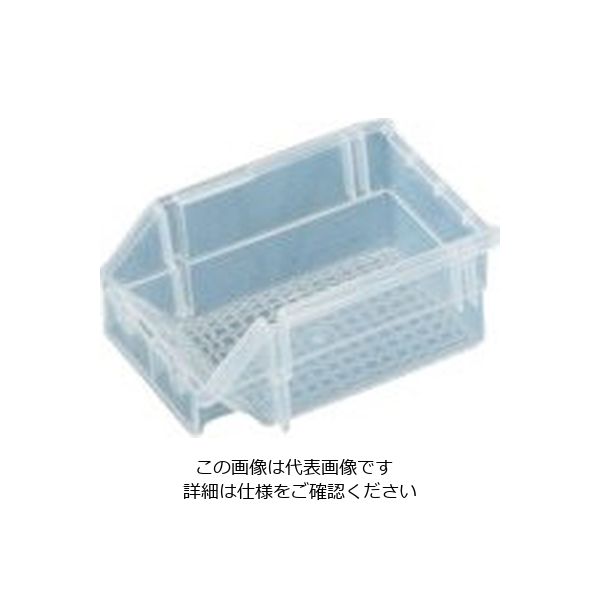 三菱ケミカル ヒシ T型コンテナ(ネスティングタイプ) W132×D200×H90 透明 T-2 TM 1セット(12個) 364-6009（直送品）