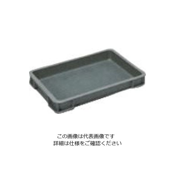 岐阜プラスチック工業 RISU ボックス型コンテナ 235899 ST型コンテナーSTー12B グレー ST-12B GY 1個（直送品）