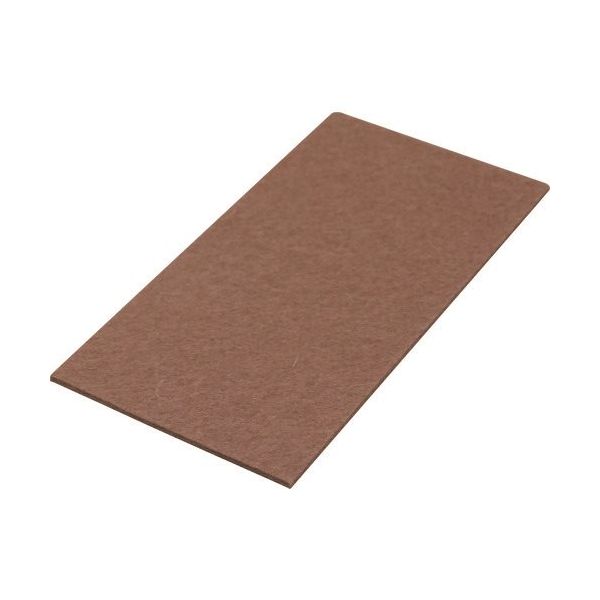 光 硬質フェルトバラ茶 70×140mm B-PQ7142 1セット(100個) 215-5898（直送品）