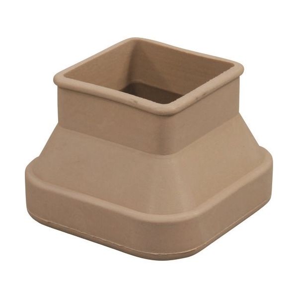 光 フリーサイズゴム脚キャップバラベージュ角30~40mm B-F4-3402 1セット(100個) 215-7414（直送品）