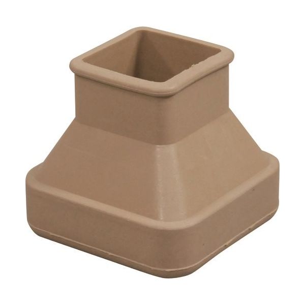 光 フリーサイズゴム脚キャップバラベージュ角20~30mm B-F4-2302 1セット(100個) 215-8979（直送品）