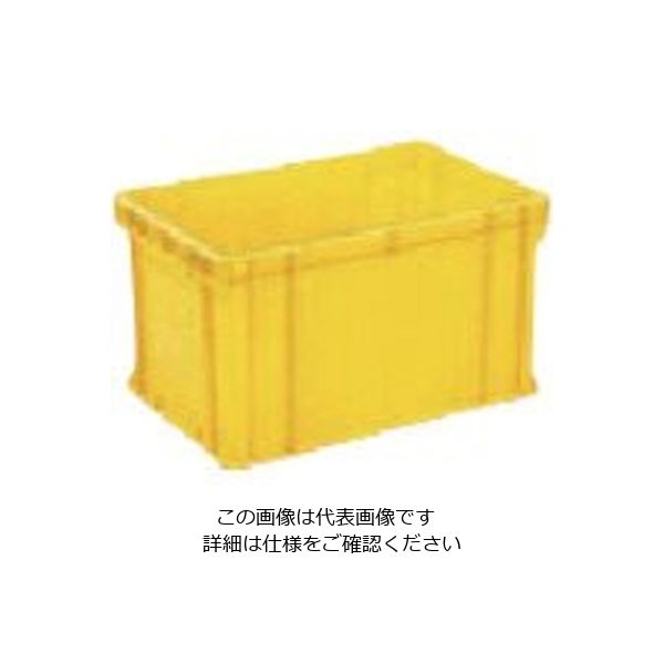 岐阜プラスチック工業 リス Rボックス型コンテナ 134529 B型プラテナーRBー50 黄 RB-50 Y 1個 868-7101（直送品）