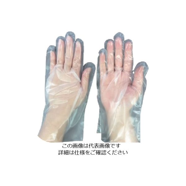 オカモト（OKAMOTO） オカモト イージーグローブ738ポリLD外エンボス SS 100枚入 738SS 808-1199（直送品）