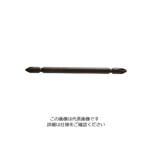 ベッセル マグネット入りビット +2×110 H 両頭ビット 10本組 M-A14H2110H 1セット(10本) 215-2823（直送品）