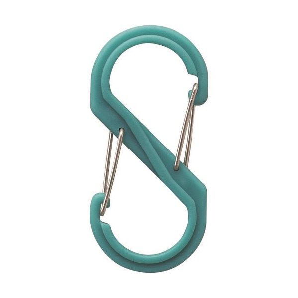 アイテック 光 S型カラビナ 小 ターコイズ B-KRSA61-7 1セット(5個) 112-9640（直送品）