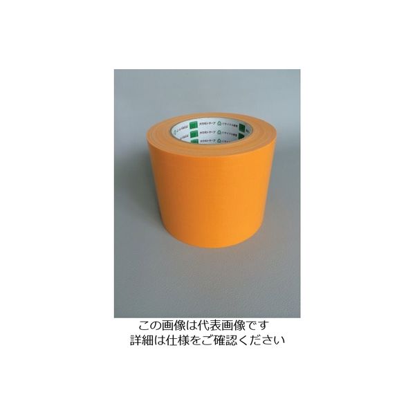 オカモト（OKAMOTO） オカモト 布テープ NO111カラー オレンジ 100ミリ 111M100 1セット（18巻） 828-3016（直送品）