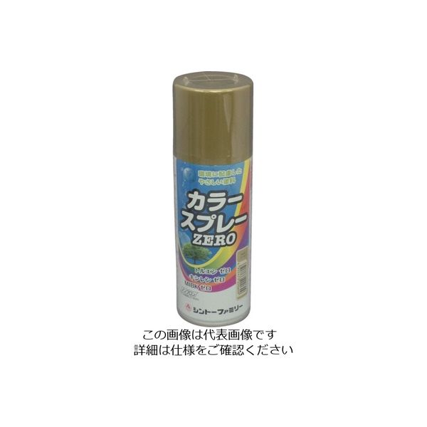 シントーファミリー シントー カラースプレーZERO ゴールド 9972060 1セット(6本) 817-9612（直送品）