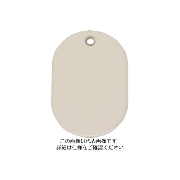 光 小判札 アクリル クリーンホワイト KF31-7 1セット(50枚) 216-0581（直送品）