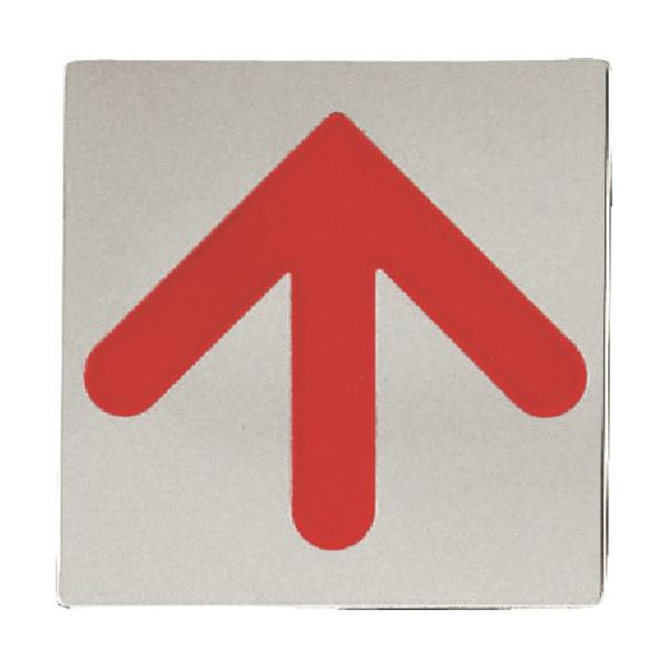 光 ステンレスサインプレート 上下左右方向矢印 KS1114-4 1枚 224-9168（直送品）