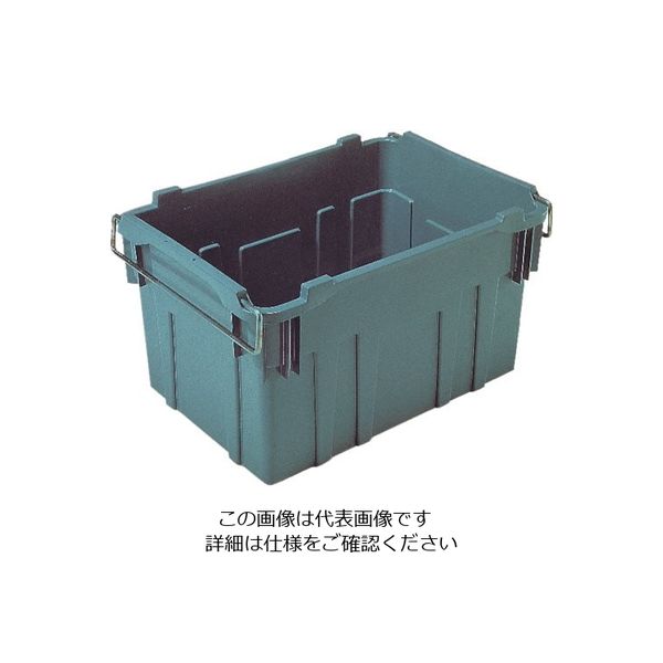 三菱ケミカル ヒシ K型コンテナ(取手付) グレー K-110 GY 1個 106-0497（直送品）