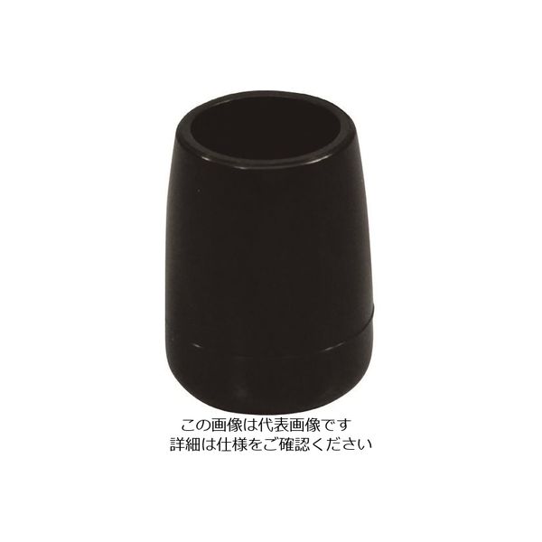 光 イス脚キャップバラパイプ用 黒丸15mm B-BE-8-152 1セット(200個) 216-3736（直送品）