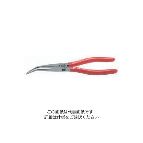 ノガ・ウォーターズ NOGA 先曲りニードルノーズプライヤー Z0501SA160 1本 853-4877（直送品）