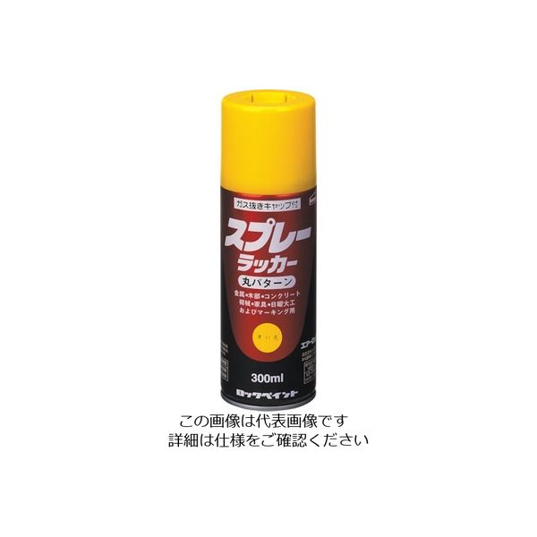 ロックペイント ロック スプレーラッカー ツヤ消しブラック 300ml H62-5808-65 1セット(48本) 851-2434（直送品） -  アスクル