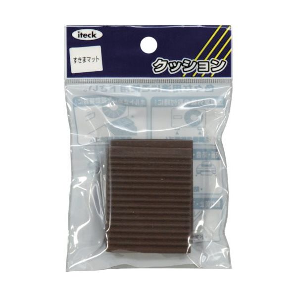 アイテック 光 すきまマット 茶 40×50×10mm 2枚入 KGS40-2 1セット(10個:2個×5パック) 820-1482（直送品）