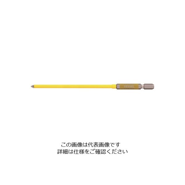 ベッセル 剛彩ビットチューブ付 +1×150mm GSC161150 1セット(10本) 226-6716（直送品）