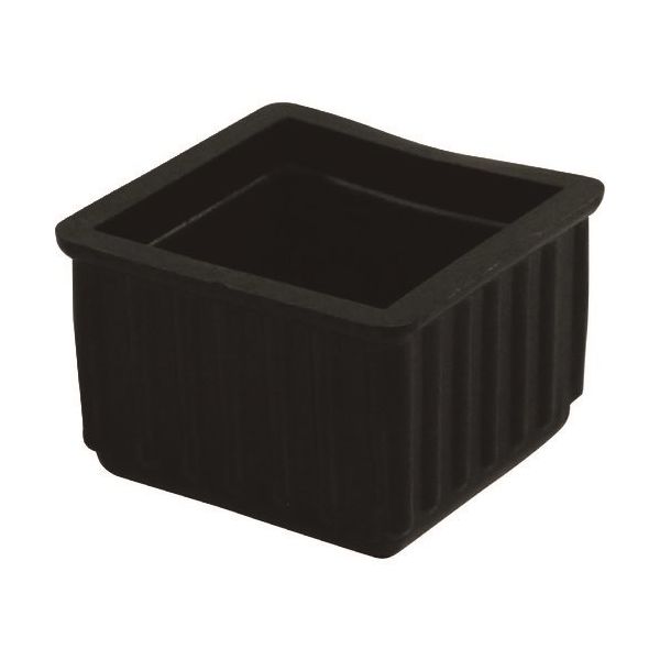 光 イス脚キャップバラ 黒角 31mm B-BE-4-312 1セット(200個) 216-2180（直送品）
