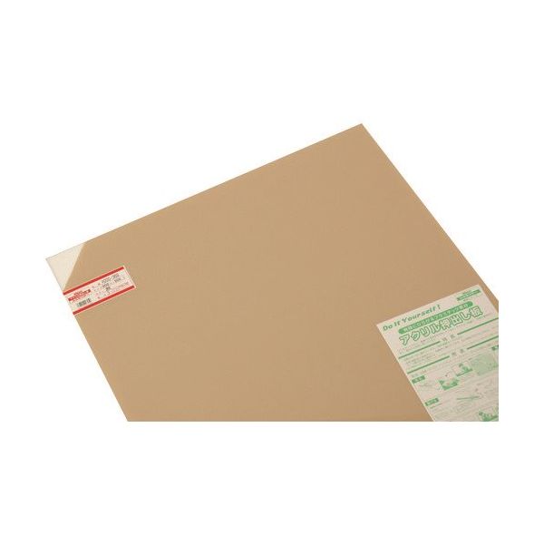 光 アクリル押出し板透明600×900×3mm A000-369 1セット(5枚) 224-7644（直送品）