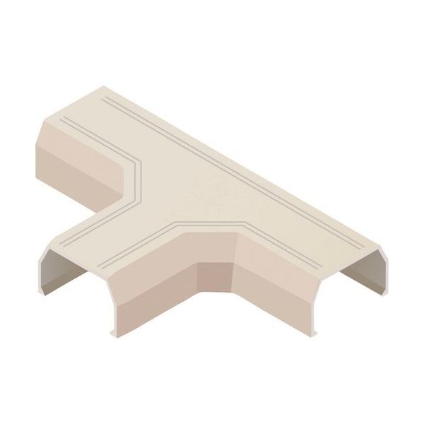 マサル工業 マサル ニュー・エフモール付属品 T型ブンキ 3号 ミルキーホワイト SFMTB33 1個 139-2281（直送品）