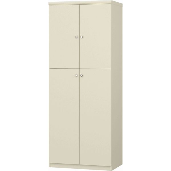 カラーラックM 扉付き 幅500×奥行400×高さ1499mm ホワイト NC