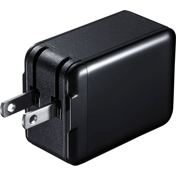 サンワサプライ USB Power Delivery対応AC充電器（PD18W） ACA-PD78BK 1個（直送品）