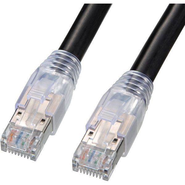 サンワサプライ カテゴリ6A屋外用LANケーブル KB-T6AAD-50BK 1個（直送品）